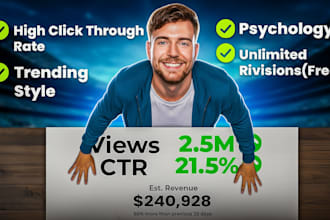 high CTR youtube thumbnail for every nich