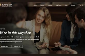 design wix website law firms attorneys legal consultants immigration booking