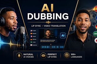 do lip sync animation, ai dubbing and lip reading video transcription
