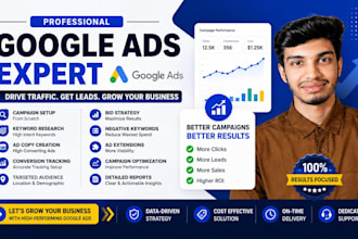 create and optimize high converting google ads campaigns for maximum ROI