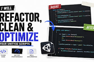 refactor, clean and optimize your unity 3d scripts
