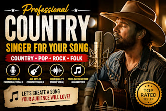 sing your country music song pop, rock and folk using ai