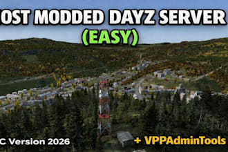 build dayz server setup, mod, scripts, assets, and clothing