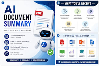 analyze pdfs, reports, and documents using ai