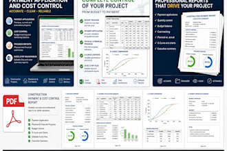 prepare construction payment and cost control reports