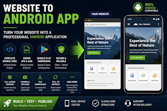 convert your website into an android webview app and publish it