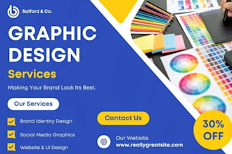be your expert graphic designer for stunning branding