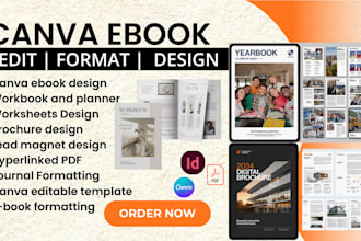 edit format design canva ebook flyer worksheets brochure canva journal design