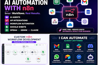 build ai automation workflows using n8n