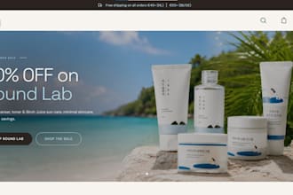 design beauty website skincare shopify store spa website skincare beauty store