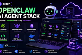 setup openclaw hermes ai agent n8n obsidian vault claude code mcp docker vps