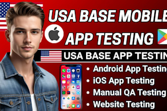 do USA or UK mobile app testing website testing qa testing android app testing