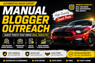 do blogger outreach for guest posts and quality backlinks