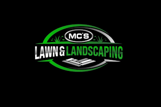 design mc lawn landscaping logo