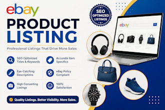 do ebay product listing, product lister