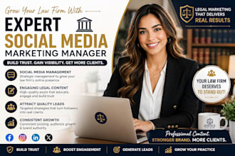 do law firm, attorney, lawyer, law firm social media marketing manager