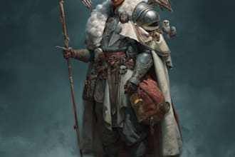 fantasy dnd character art and dnd character art