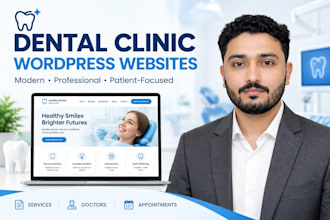 design a professional wordpress dental clinic website