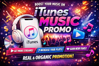 setup ads campaign to promote itunes music promotion