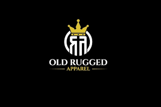 design old rugged apparel logo