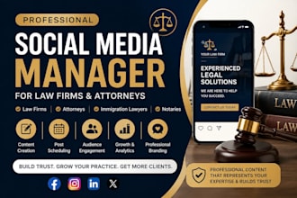 manage social media for attorneys, law firms and immigration lawyers