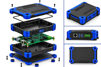 design pcb enclosure and product casing for 3d printing