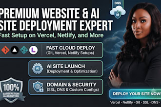 deploy your ai website on vercel netlify lovable with domain