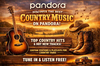 do pandora music promotion to country targeted music listeners