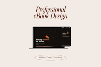 design a modern professional ebook, workbook or PDF guide