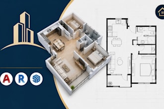 create condominium floor plans, residential architecture and layouts
