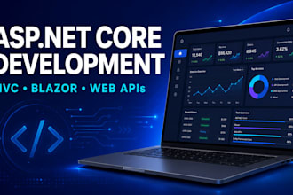 develop asp net core web application with sql server