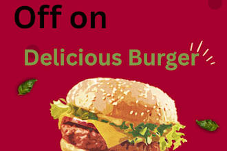 design eye catching instagram food and burger posts