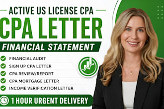 audit and review financial statements, profit and loss, gaap reporting, US CPA