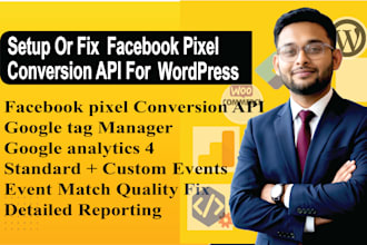 setup facebook pixel on your website with GTM ga4 and server side tracking