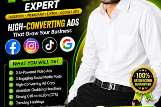 create ai facebook ads instagram ads tiktok ads google ads