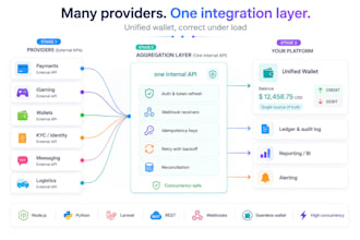 build a multi provider API aggregation layer with wallet and session handling