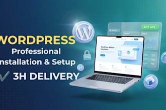 install and configure wordpress professionally and fast
