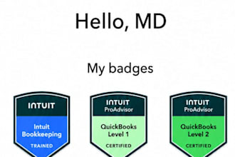 do set up, clean up,and bookkeeping in quick books online