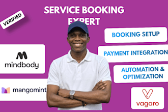 set up and automate mindbody, vagaro, or mangomint for your business