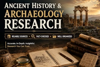 research ancient history and archaeology
