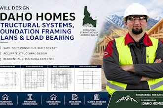 design idaho homes structural systems, foundation framing plans and load bearing