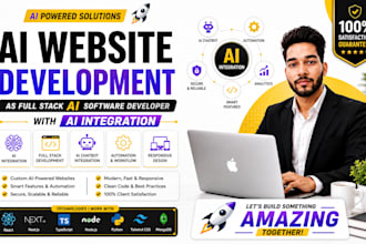 ai website development as full stack ai software developer