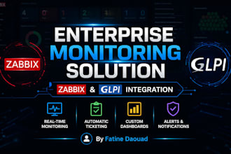 setup zabbix monitoring and integrate glpi ticketing system