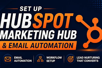 set up hubspot marketing hub and email automation