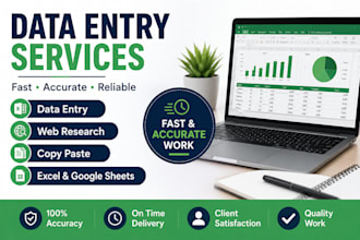 do data entry copy paste excel and google sheets work