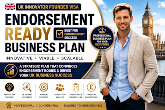 develop an endorsement ready UK innovator founder visa business plan