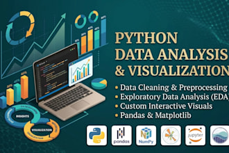 do python data analysis, data cleaning and visualization