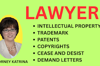 draft cease and desist letters for copyright and trademark infringement