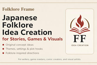 create japanese folklore ideas for your story or game