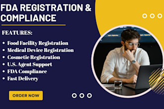 register your fda food, device, or cosmetic business